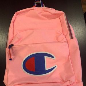 NWOT Pink Champion backpack